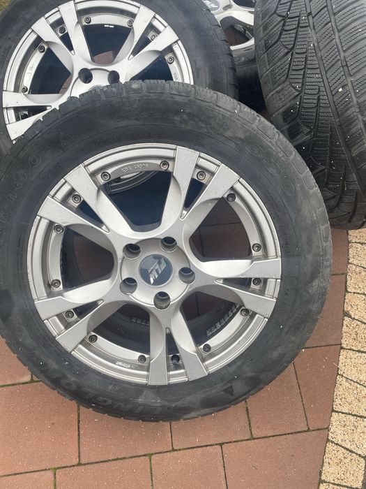 Opony zimowe wraz z felgami 5x112 opony 215/55/16