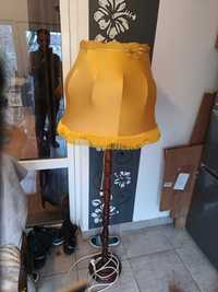 Lampa stojąca podłogowa z abażurem