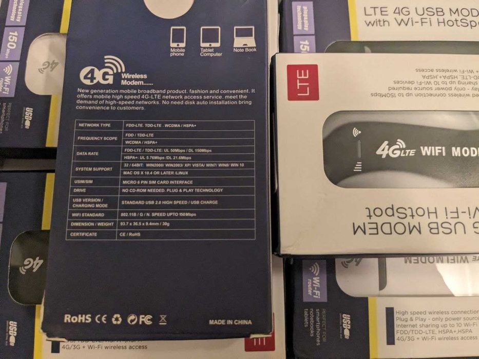 4g wi-fi роутер(модем) під sim-карту