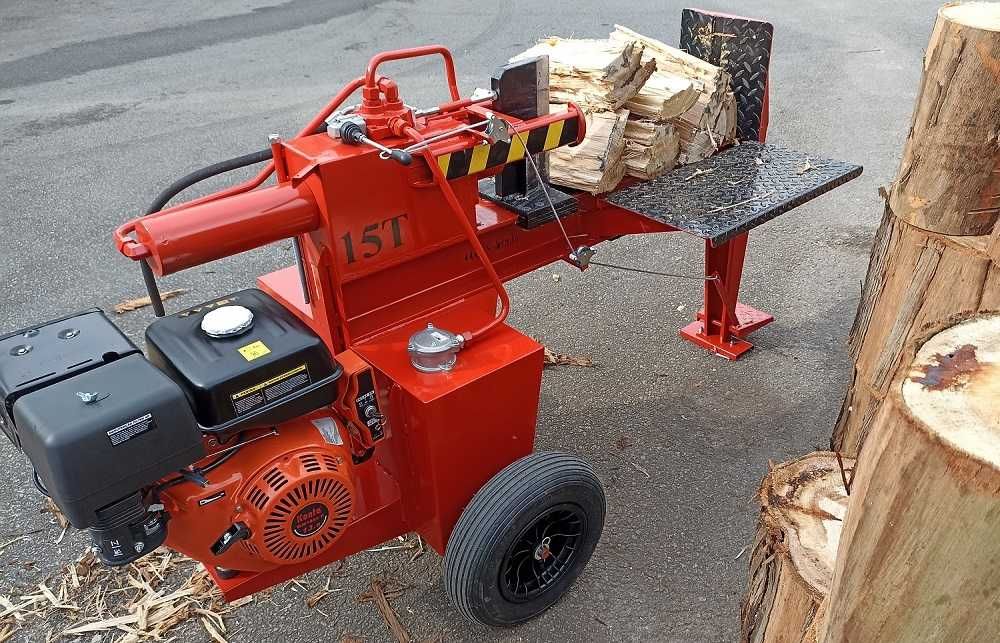 Rachador de Lenha 15T a gasolina motor 13cv