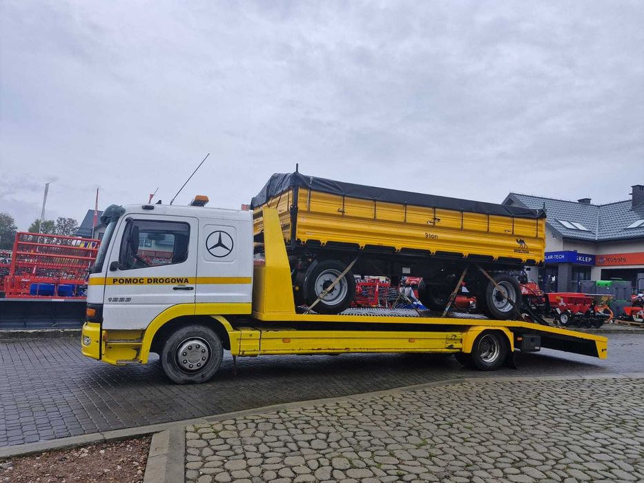Transport maszyn- 15 ton, laweta z wciągarką, Kraków-Proszowice-Polska