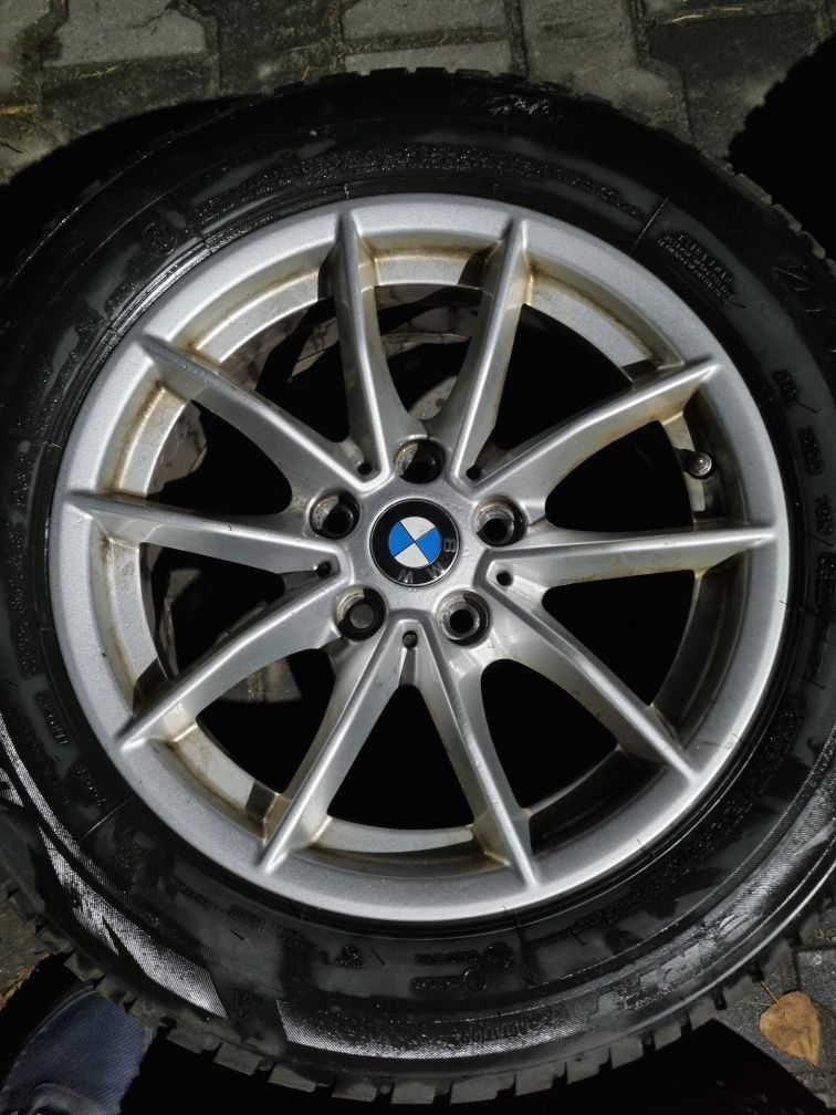 Opony zimowe Bridgestone 205/60 r16 na fel alum BMW ALUFELGI 5x112 R16