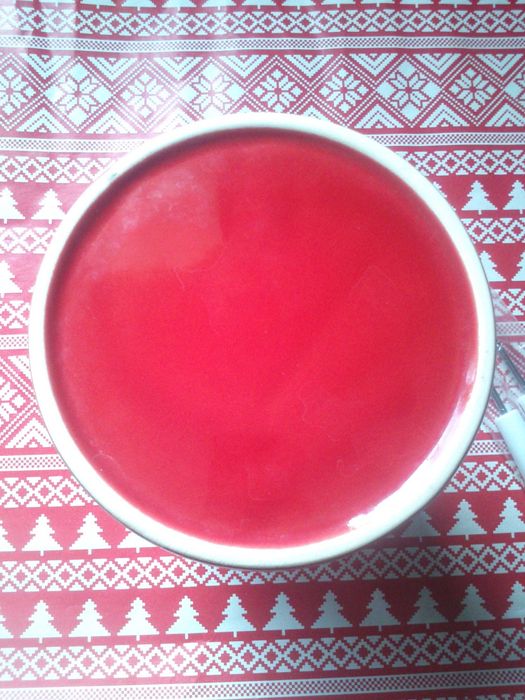 Fondue święta boże narodzenie czerwony biały jesienny zestaw komplet