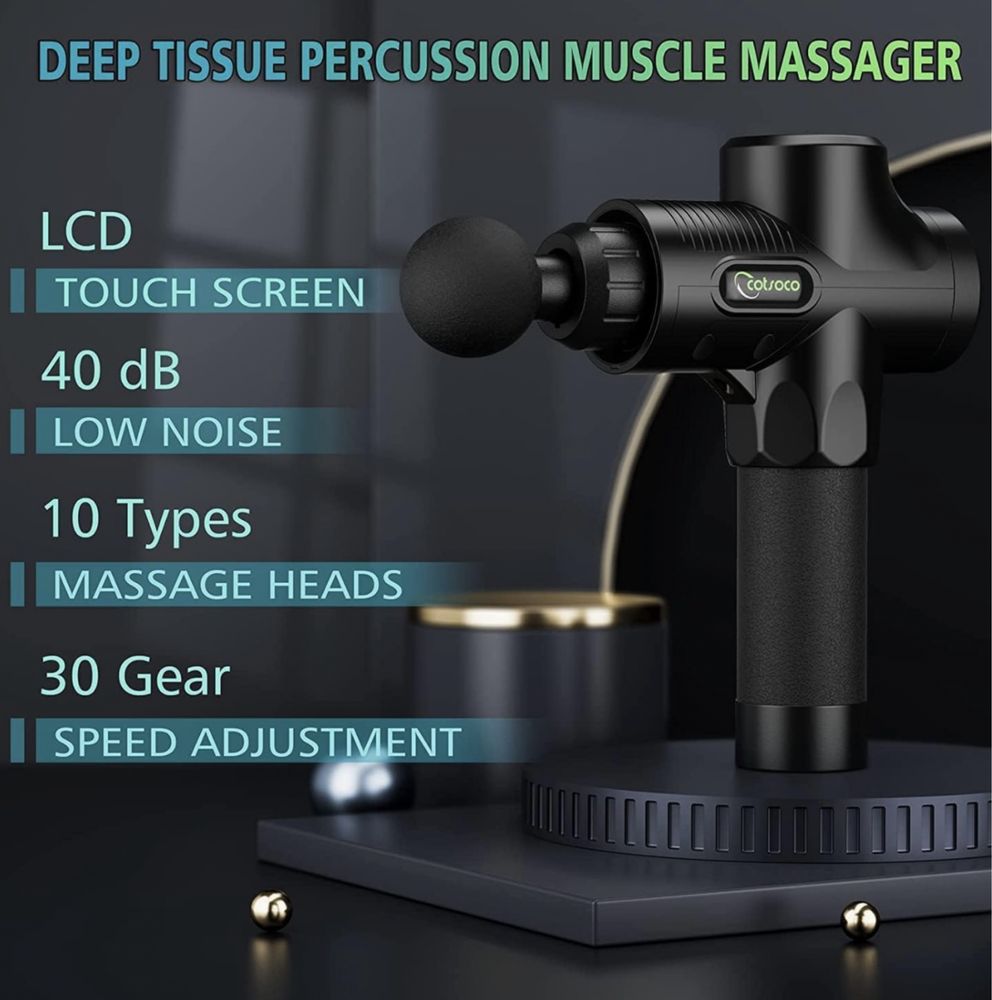 Pistola de massagem muscular