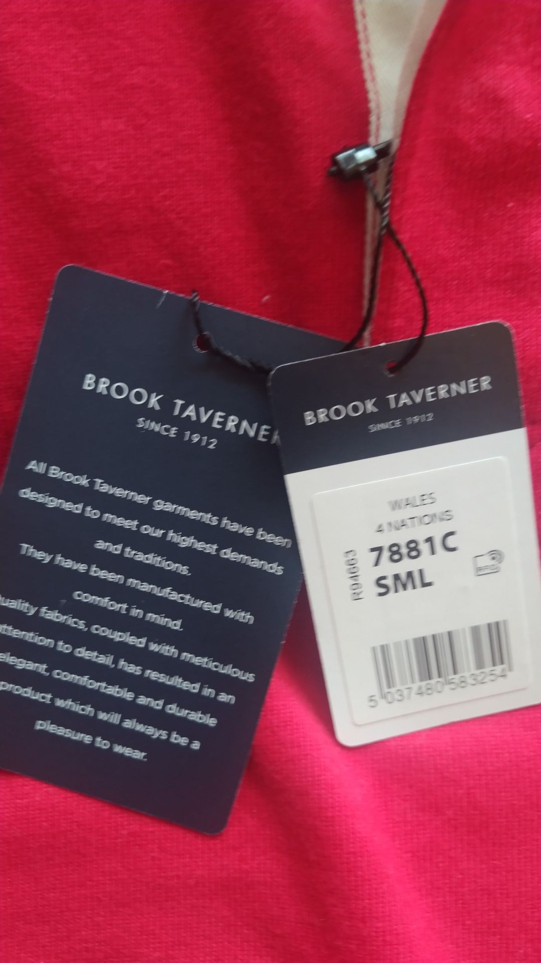 Camisola rugby brook taverner
