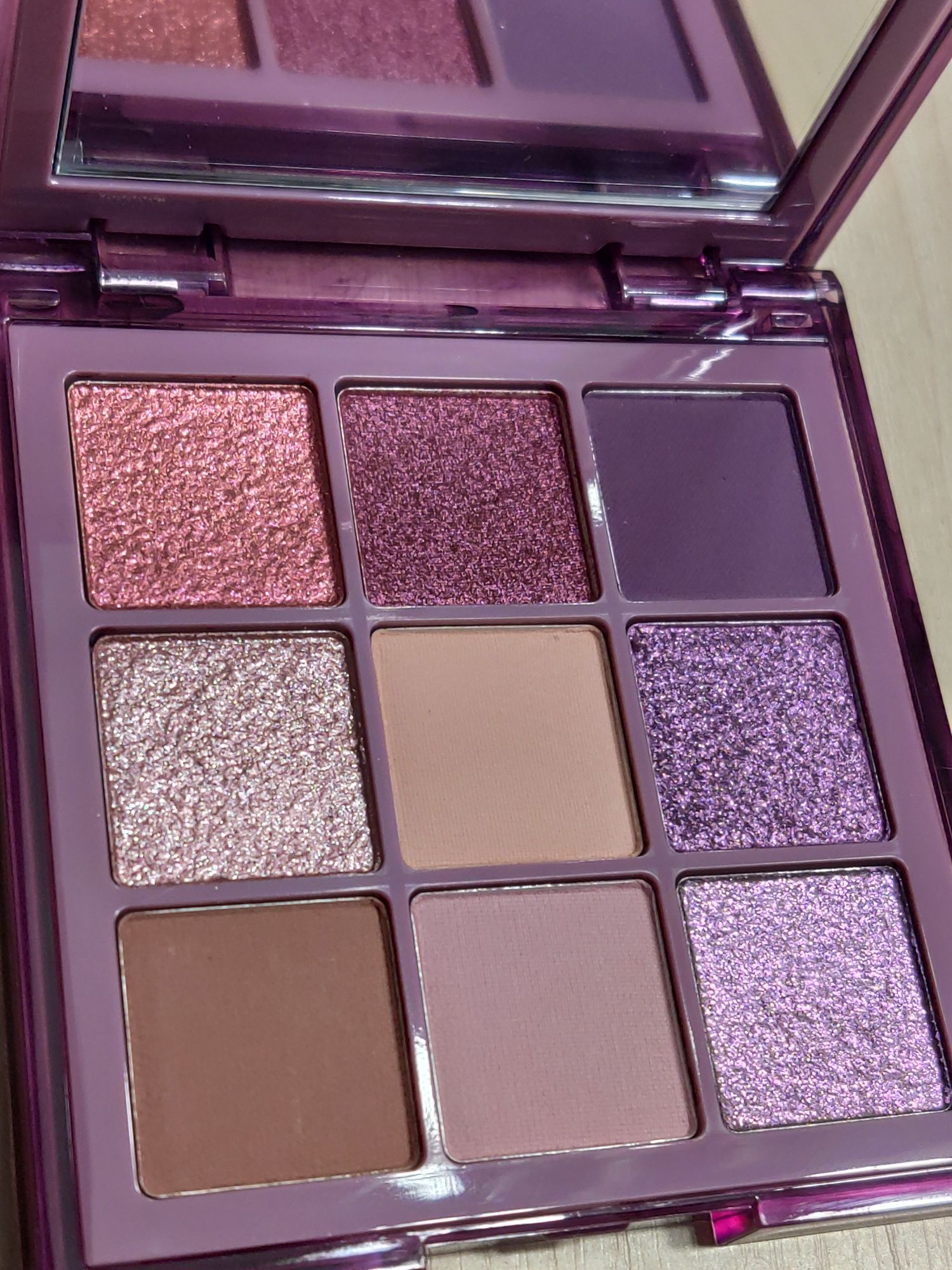 Huda beauty haze purple нова оригінальна палетка тіней