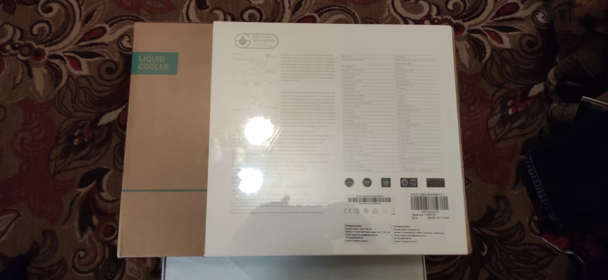 Водяне охолодження Deepcool LS520 SE (R-LS520-BKAMMM-G-1)