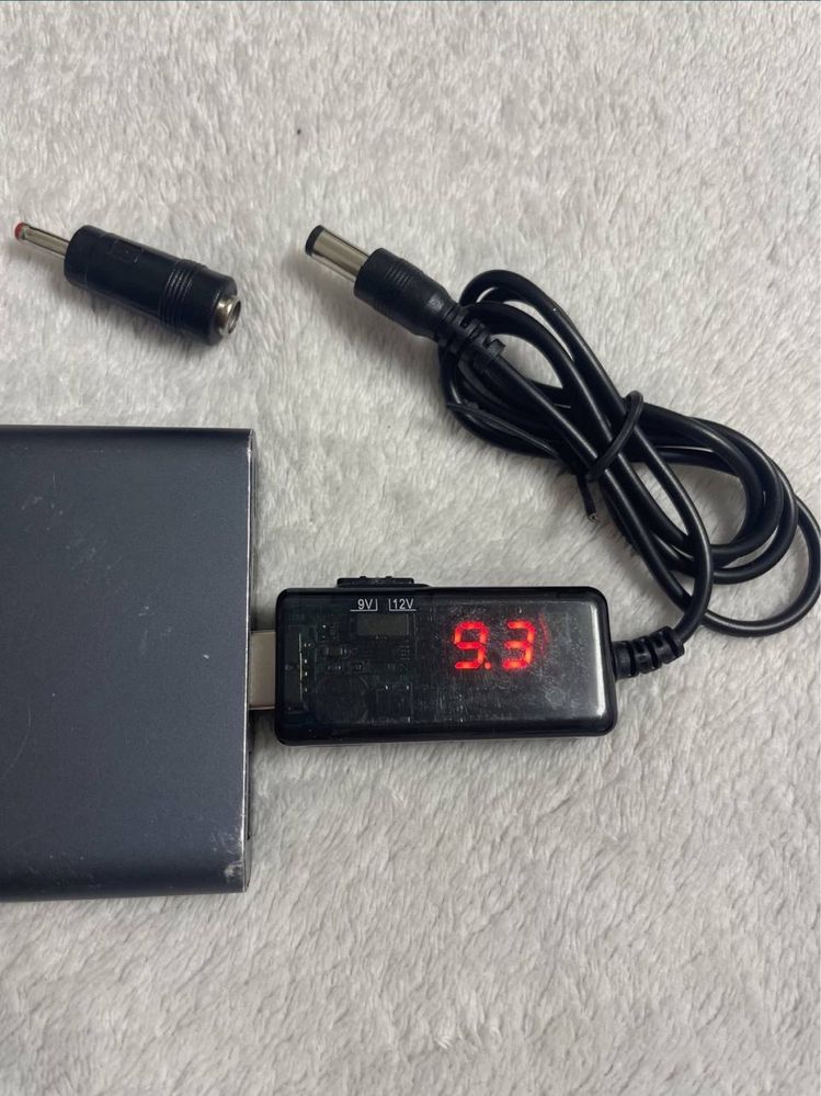 Преобразователь кабель для роутера USB от павербанка 9 в 12 В