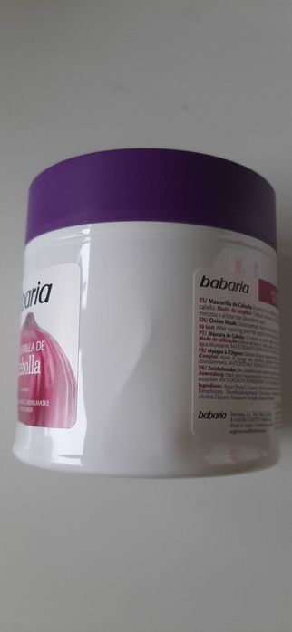 OUTLET Babaria Cebulowa maska do włosów przeciw wypadaniu włosów 400ml