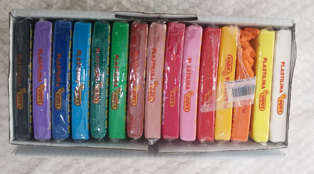 Plasticina conjunto várias cores