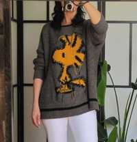 Sweter Zara oversize SNOOPY ®