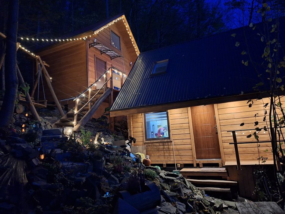 Nowe Domki nad Jeziorem w Górach 50 m do wody z jacuzzi