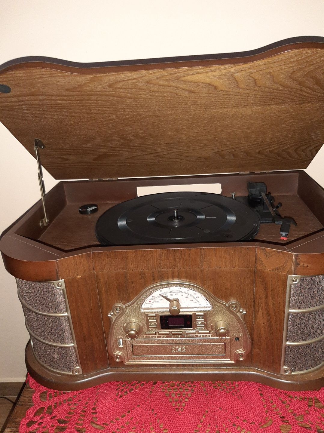 Radio CD gramofon retro