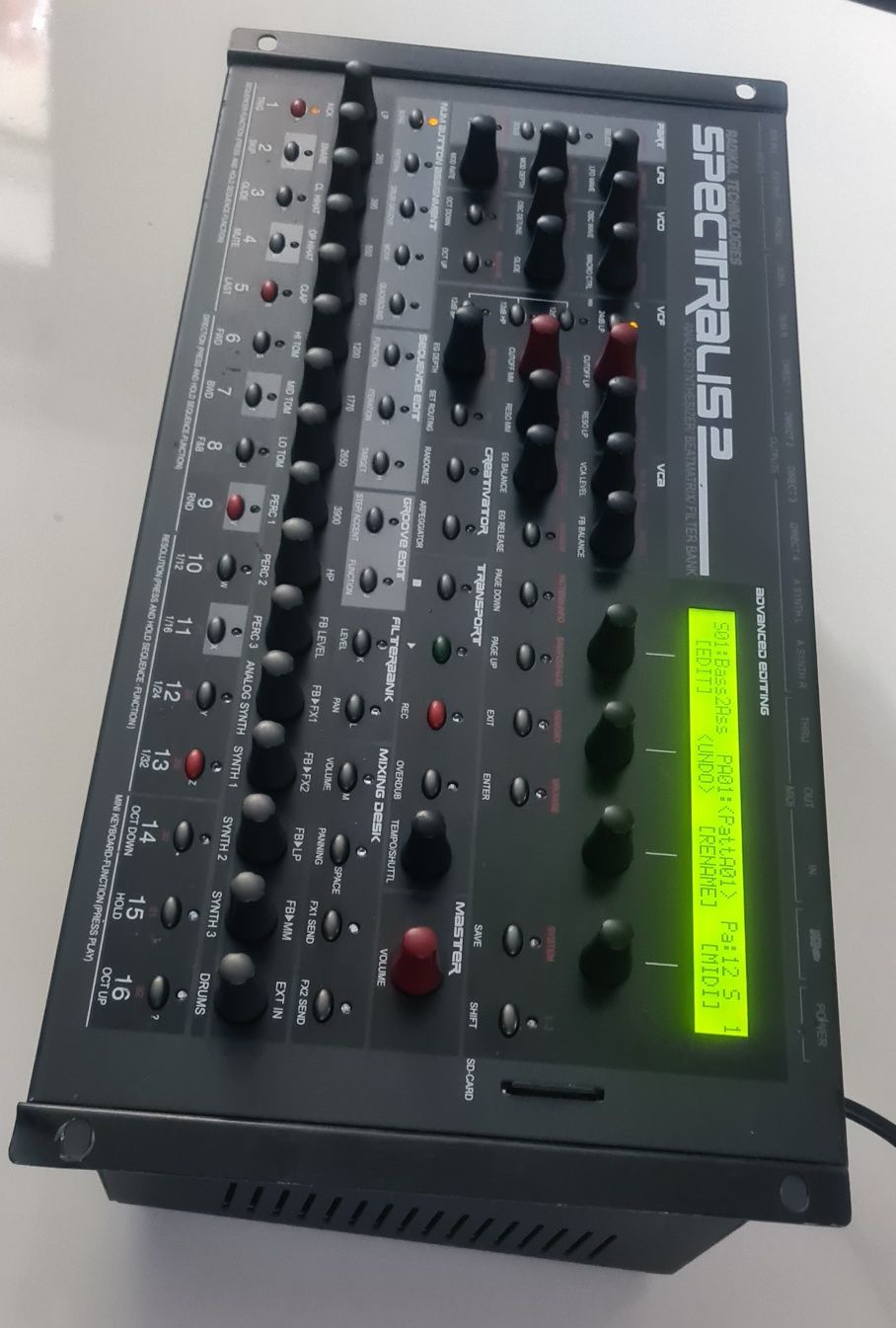 Radikal Technologies SPECTRALIS 2 analog synth, filter bank, groovebox