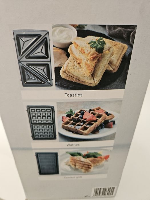 Torradeira de sanduíches/waffle/grill 3 em 1