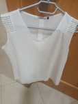Camisola de cavas branco