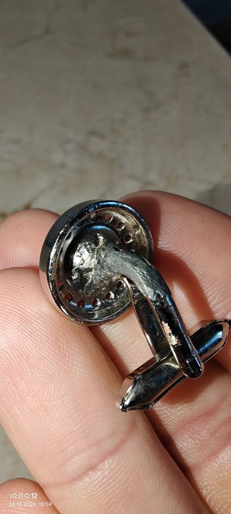 Запонки Swarovski для рукава рубашки