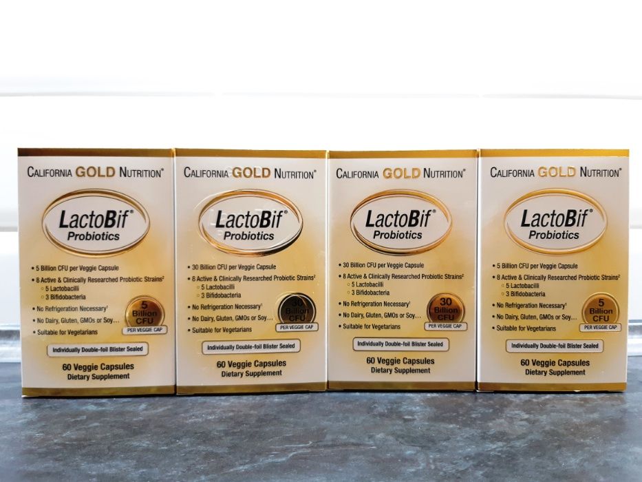 CGN, LactoBif Probiotics 5 Billion (60 капс.), пробиотики, пробіотики
