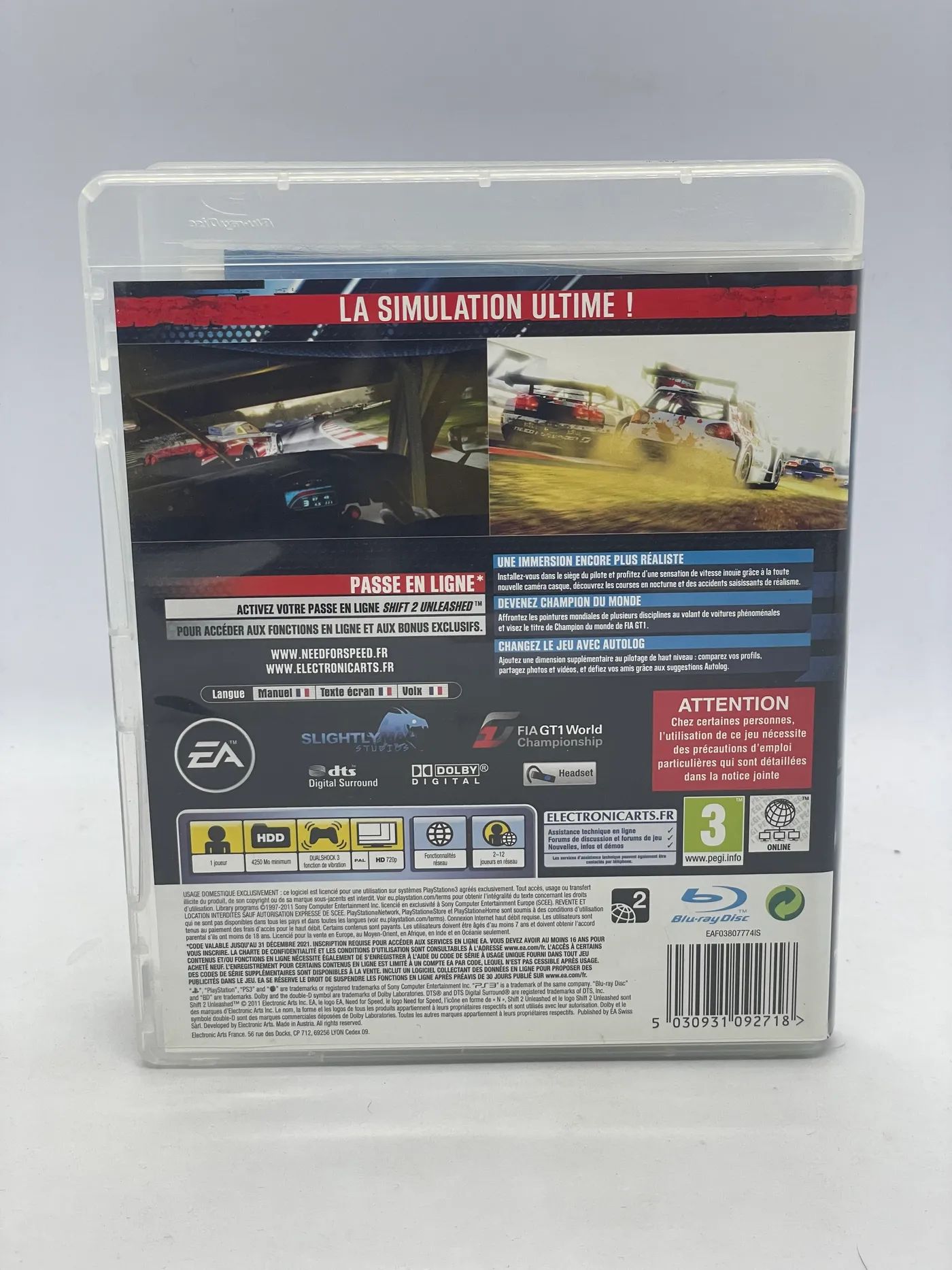 SHIFT 2 Unleashed PS3 Po Polsku