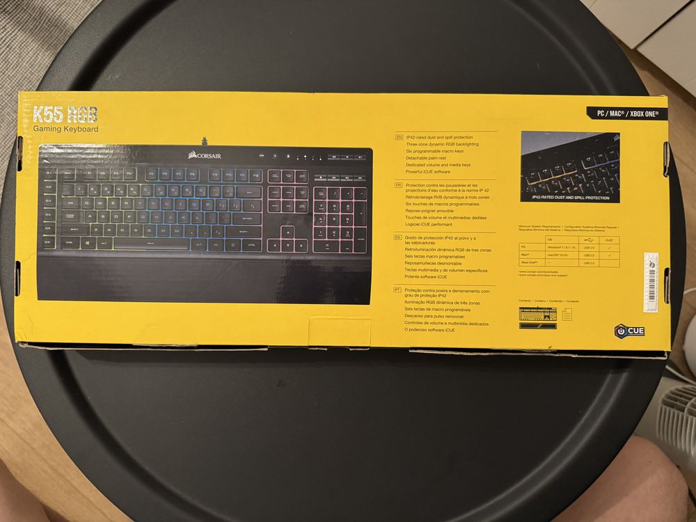 Klawiatura membranowa Corsair K55 RGB