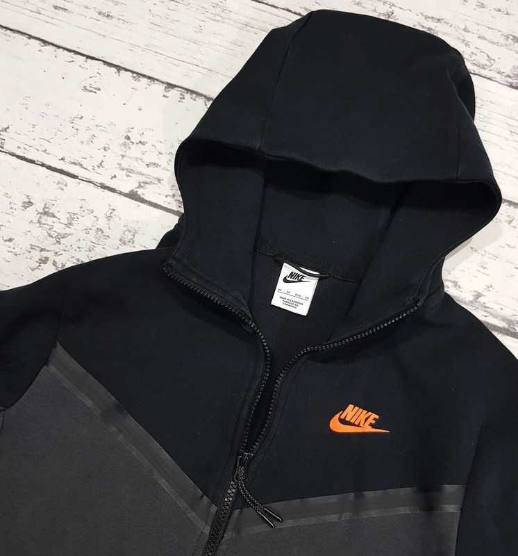 Nike * Tech Fleece * bluza z kapturem * rozpinana * męska * XS