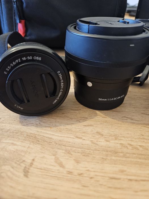 Sony a6400, 18-105mm 16-50mm sigma 56mm