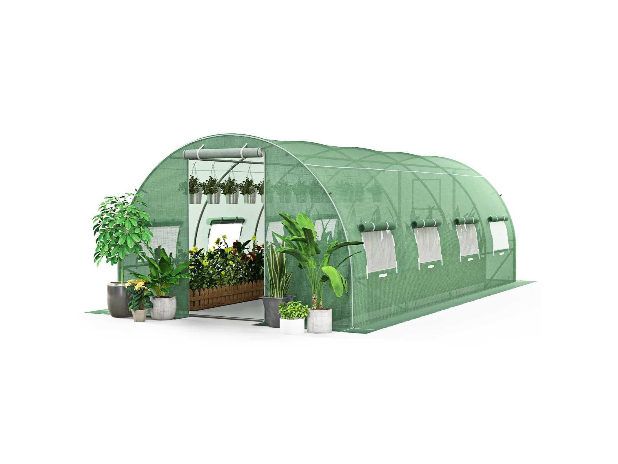 Szklarnia tunel ogrodowy foliowy #GREEN HOUSE 4.5x2x2M