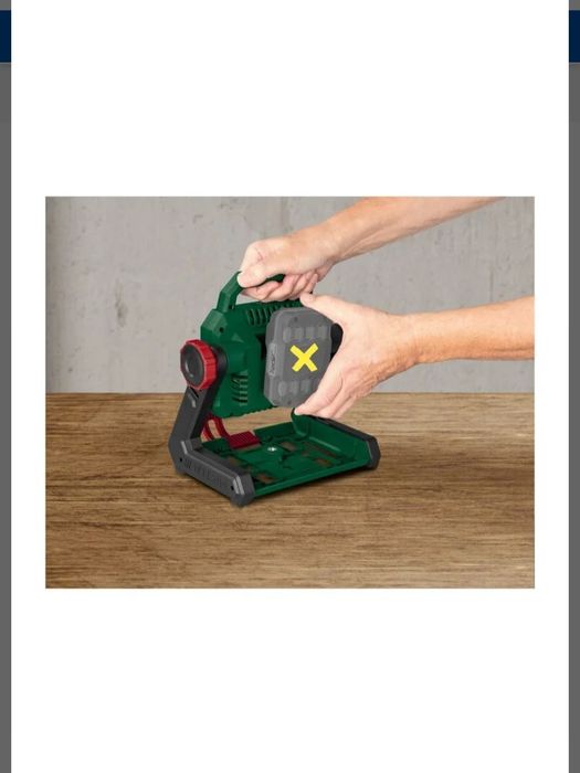 Projetor LED recarregável 20V / 12V parkside