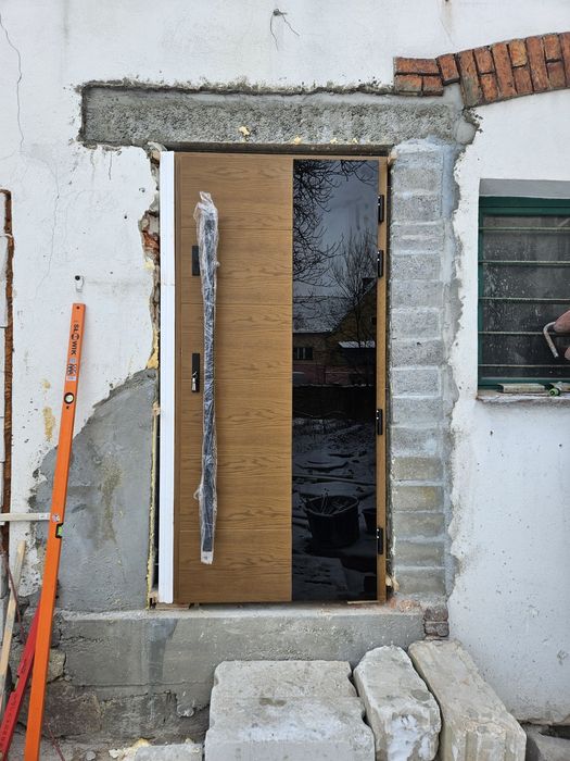 Drzwi zewnętrzne wejściowe dębowe na każdy wymiar producent