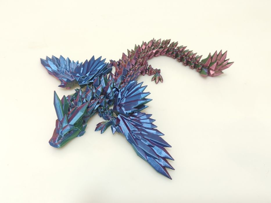 Smok zabawka 3D ruchome elementy idealny na prezent