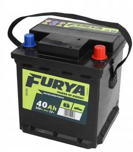 Akumulator Furya 12v 40ah 330a P+ Radom,  wysyłka free