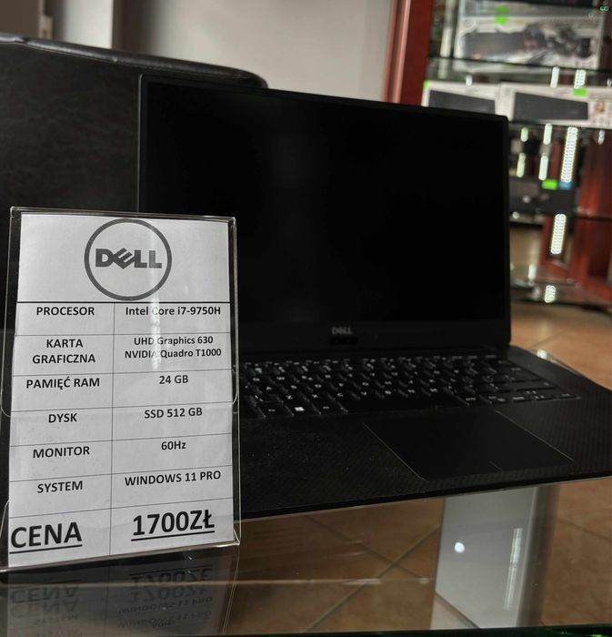 Dell Precision 5540 i7-9750H/24GBRAM/512GB SSD/QUADRO T1000/sklep/gwar