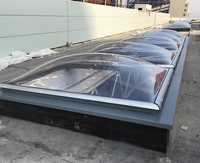 Świetlik dachowy kopułowy 5mm 80 x 80