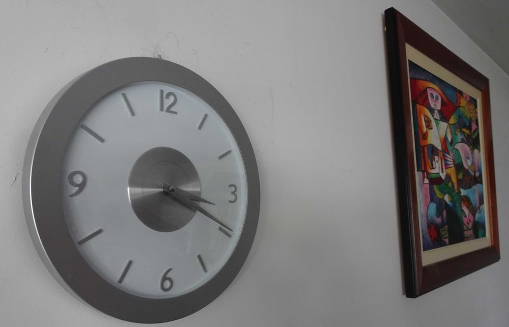 Relógio de Parede (30 cm Diâmetro) para Sala / Cozinha