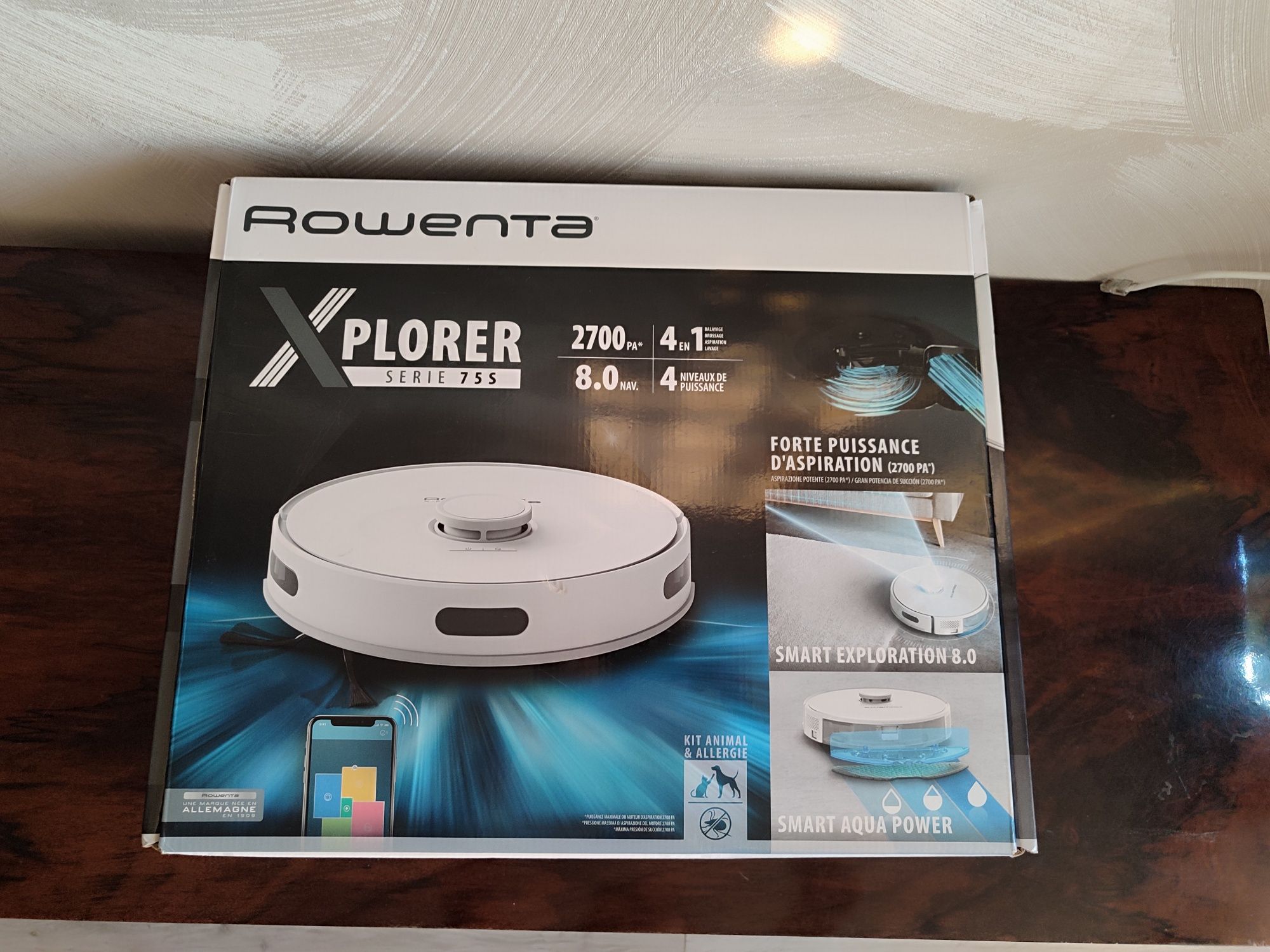 Робот-пылесос Rowenta X-PLORER Serie 75 S RR8567WH