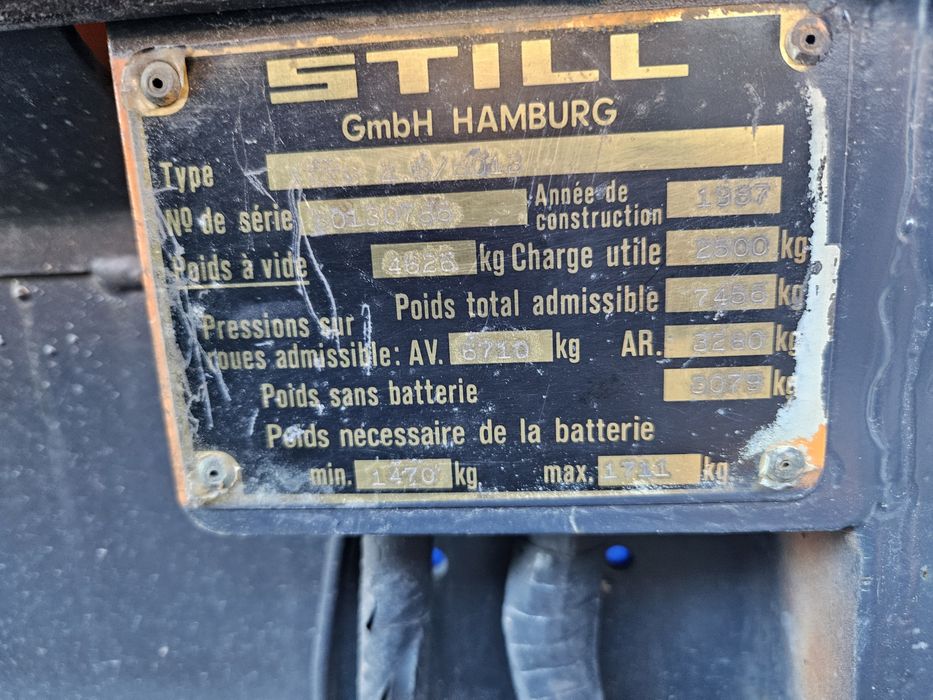 Wózek widłowy elektryczny STILL