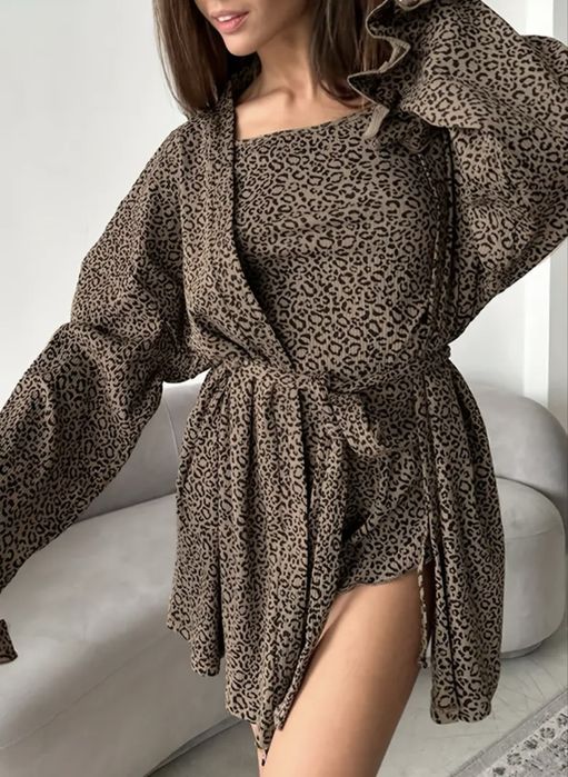 леопардовый халатик