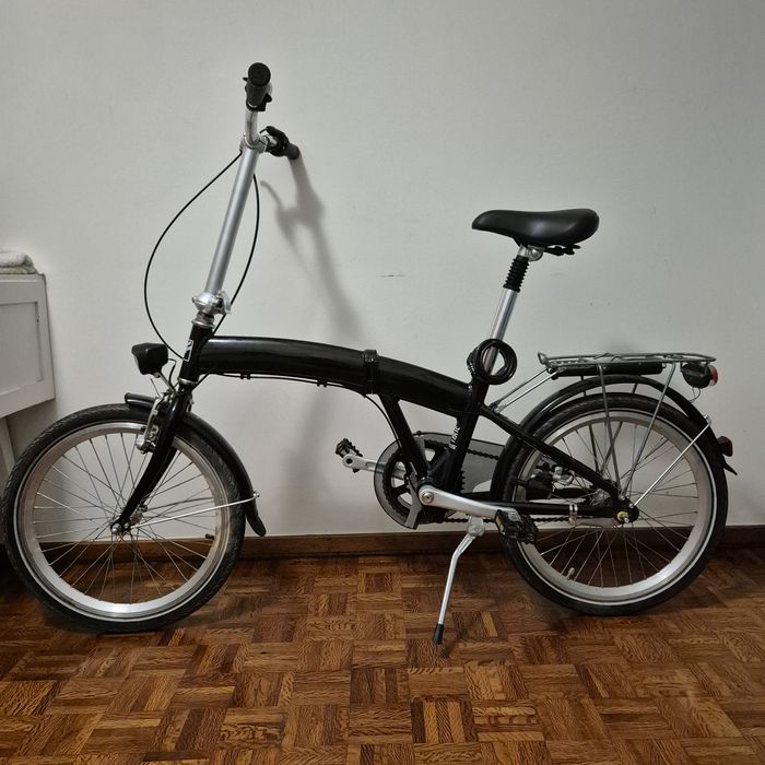 Bicicleta dobrável em alumínio