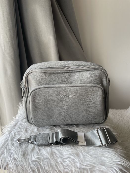 Nowa szara 3-komorowa listonoszka