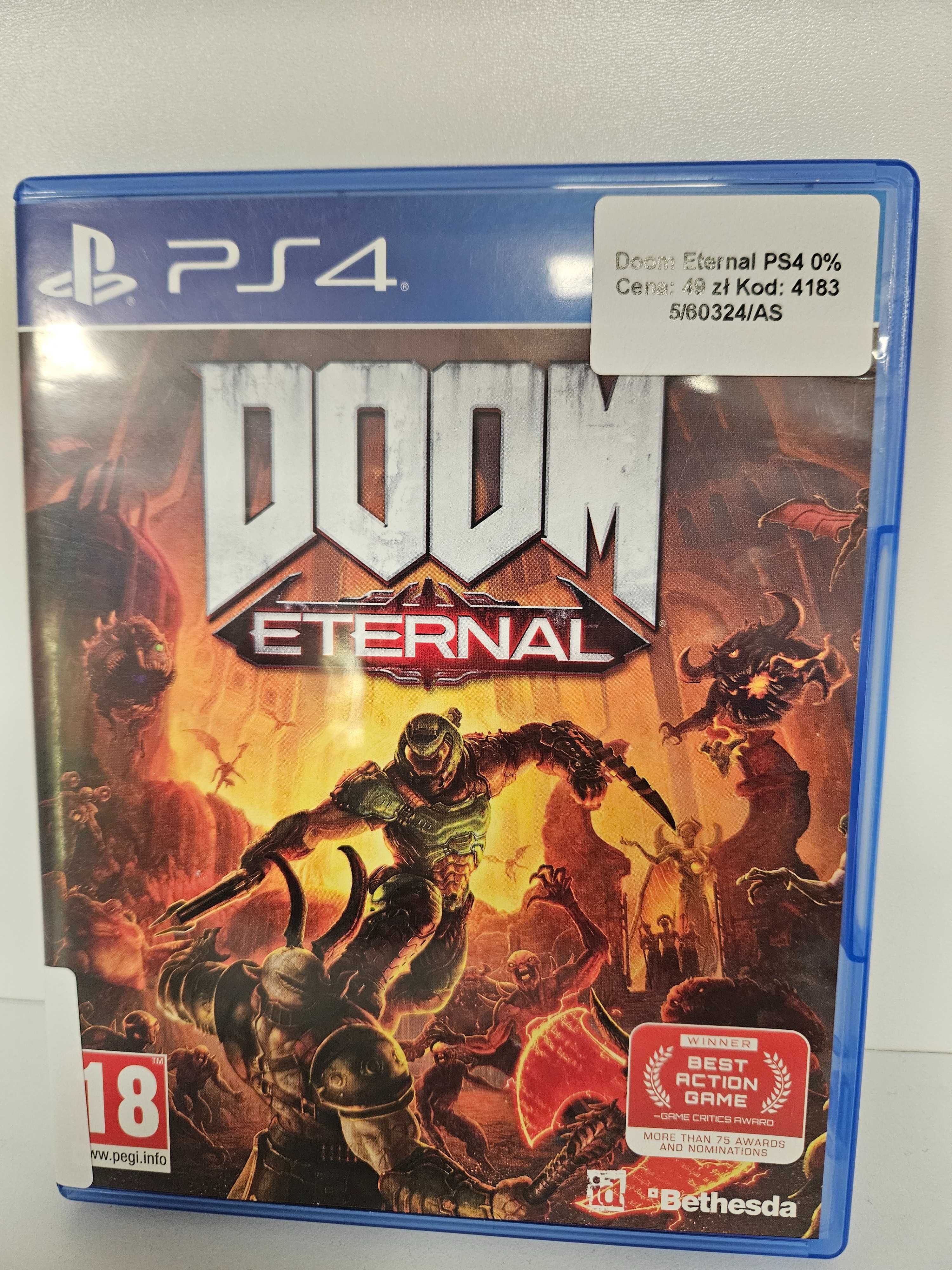 Doom Eternal PS4 - As Game & GSM - 4183