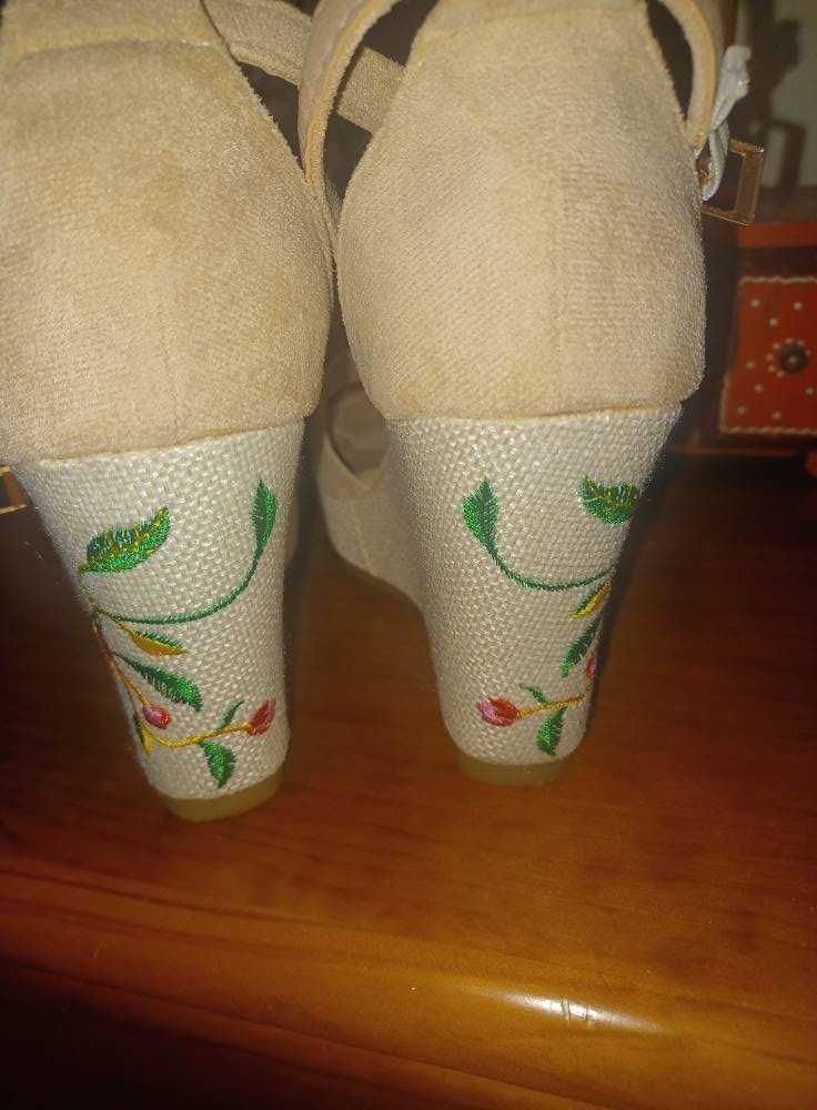 Sandalias de cunha