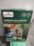 Gardenic Mini Szklarnia ogrodowa balkonowa 3 półki 59x39x126cm z zamki