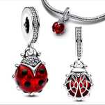 Charms zawieszka srebro 925 do bransoletki  koralik +Grati