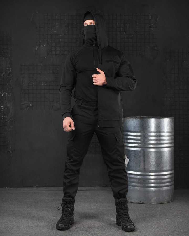 Тактический костюм Poseidon 3в1 black