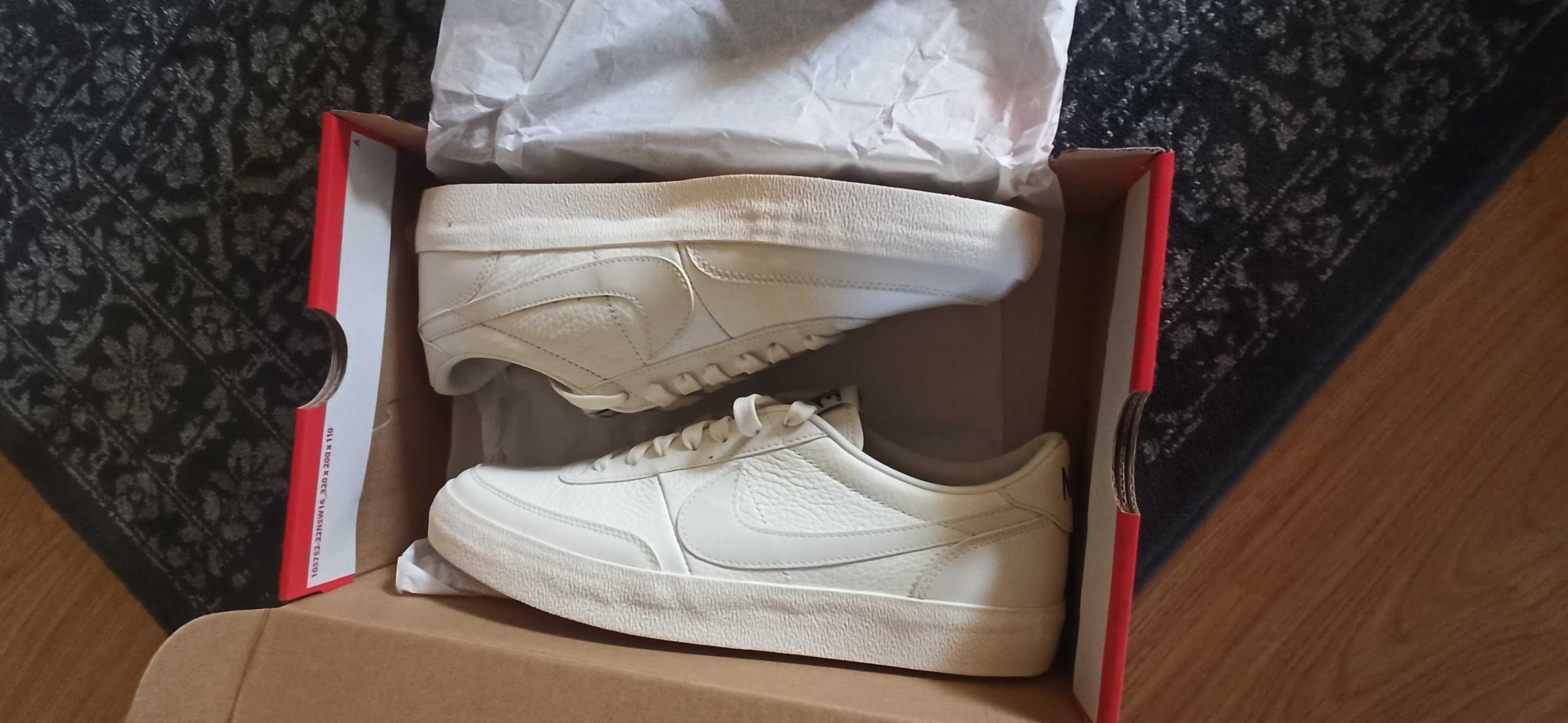 (r 42.5/ US9) Nike Killshot 2 Leather Sail Black HQ1657,102 off white
