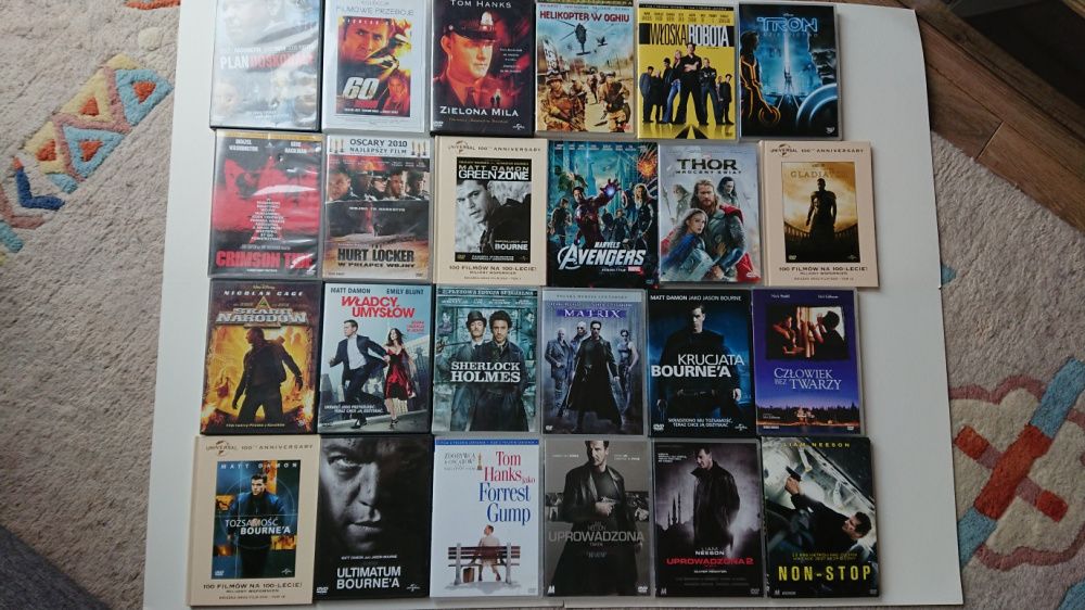 Kolekcja filmów DVD (Hity Hollywod) - 27 filmów