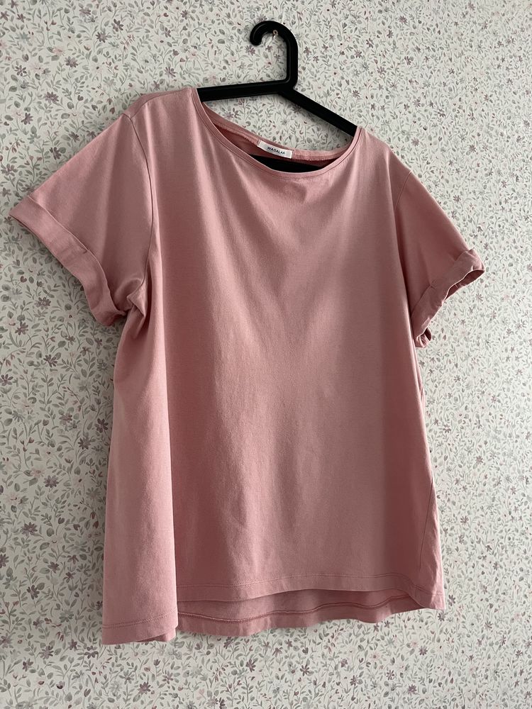 T-Shirt Emilka Wasalaa pudrowy róż XS/S