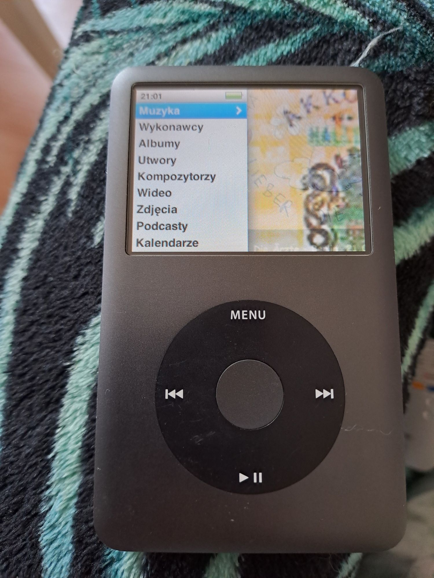 Ipod Apple A 1233 / 120 GB + słuchawki  Sprawny