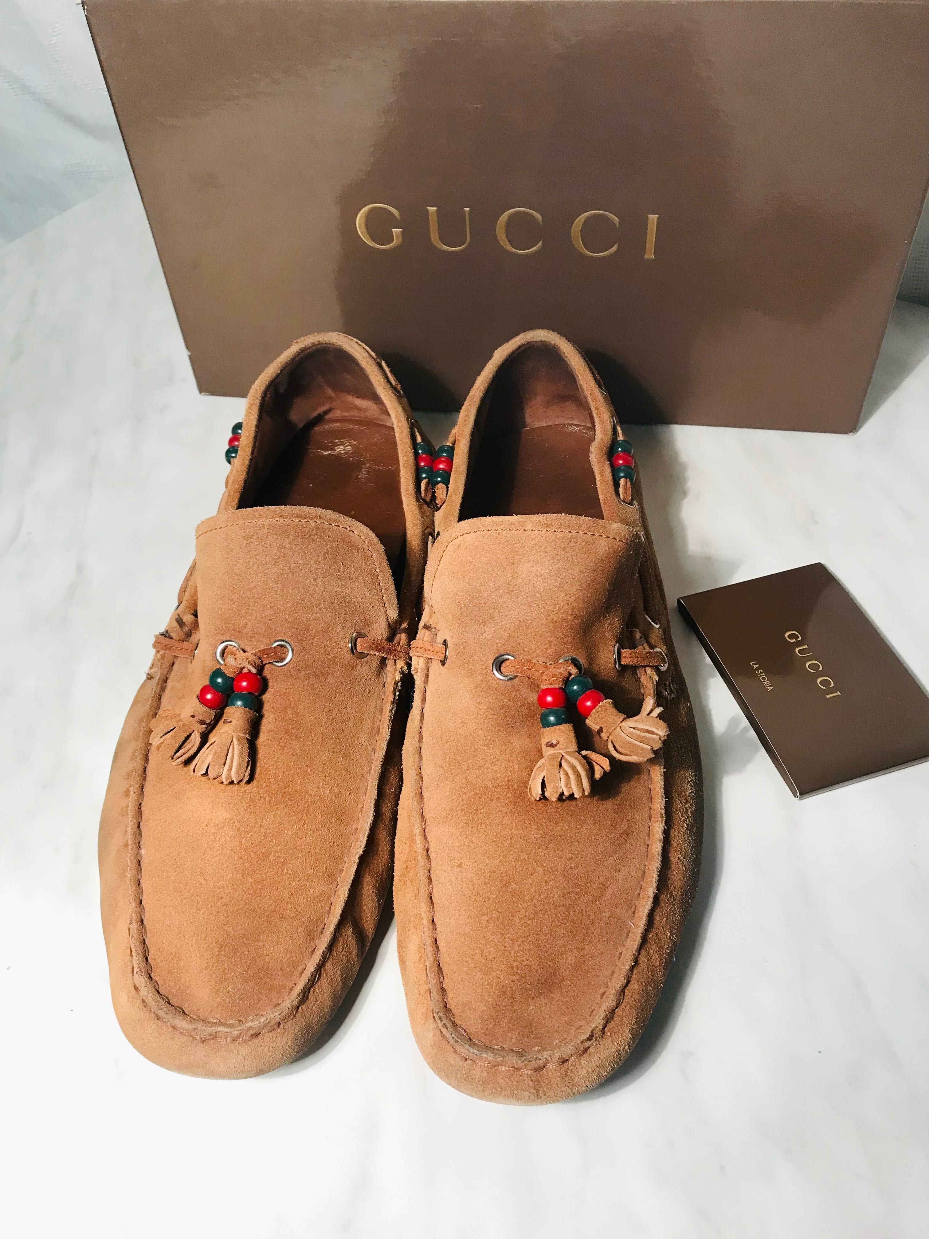 GUCCI выполнены из натуральной замши