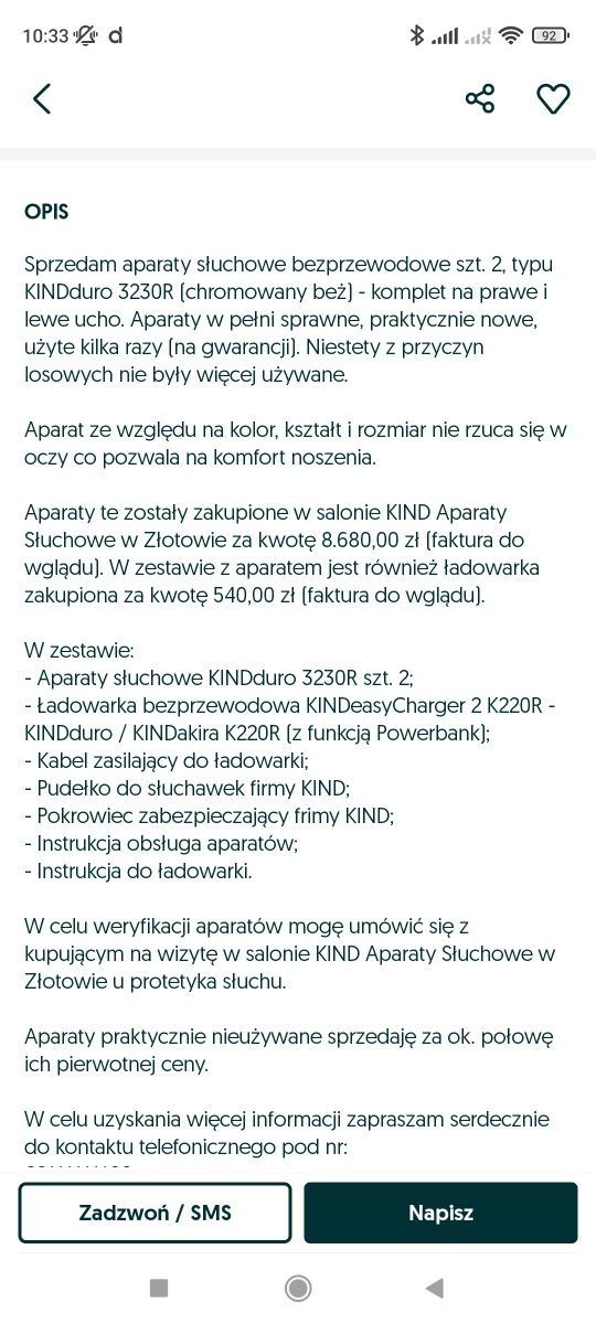 Aparaty słuchowe KINDduro 3410